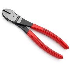 KNIPEX 鋼絲鉗 74 01 180，適用釣魚愛好者，輕鬆剪斷釣魚線, 1個, Red