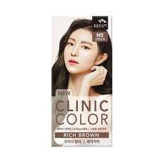 꽃을든남자 크리닉 칼라 염색약, N5 진한갈색, 1개