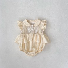 艾比童裝 韓風女寶短袖包屁裙