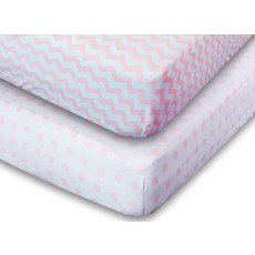 Ziggy Baby Crib Sheet Fitted Jersey Cotton, N/A, 1개