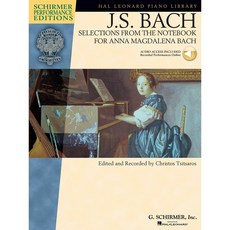 Bach - Selections from The Notebook for Anna Magdalena 바흐 - 안나 막달레나를 위한 노트북 중에서 Schirmer 셔머 피아노 악보