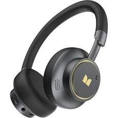 몬스터 N Tune mini 02 노이즈 캔슬링 헤드폰 오버이어 접이식 디자인 50시간 재생 시간 블루투스 6.0 조절 가능하고 편안한 착용감 블랙 257063, 몬스터 N-Tune mini 02 노이즈 캔슬링 헤드폰