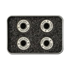 옐로우 재킷 프리미엄 스쿠터 베어링 킥 608 ABEC 9 봄버 블루 4개입, 1, 흰색