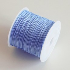 디어플레이스 나일론 매듭실 매듭끈 0.8mm 팔찌 만들기 재료, 1개, [34번 페리윙클블루] x 50m