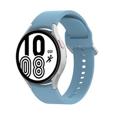 KMAX Galaxy Watch 矽膠錶帶, 天空藍, 1個