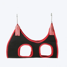 애완 동물 청소 미용 해먹 고양이 강아지 목욕 손톱 트리밍 보조 도구, 03 XS, 01 black and red