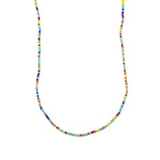 루이스모라이스 이블 아이 14K 옐로 골드 비즈 네크리스