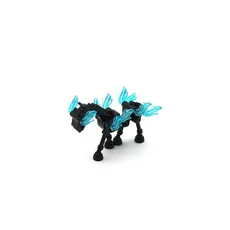 MOC 할로윈 해골 군대 미니 인형 빌딩 블록 DIY 조립 캐릭터 말 장식품 장난감, 19 Skeleton Horse-D