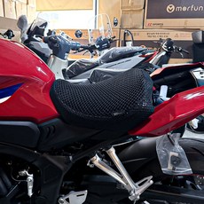 TOR 혼다 CBR650R E클러치 쿨시트 여름 방석 오토바이 쿨시트 메쉬 국산, 1개, 블랙