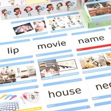 메이크 유어 센텐스 플래시카드 초등 영어단어, 퍼즐/블럭 조각 수, 스텝B