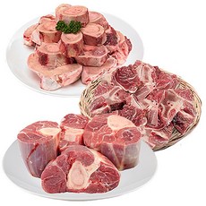 황금한우 사골 구성 모음(사골+우족+잡뼈+사태+불고기), 1개, 01_사골2kg+통사태(뼈포함)600g+잡뼈1kg
