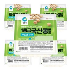 정원 청정원 국산콩두부 반모(부침용) 200g 5개