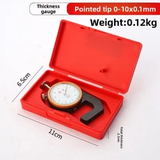 다이얼 두께 게이지 0-10/0-20mm 두께 측정기 가죽 종이 폭 측정 도구 가죽 공예 도구, 01 Type-A