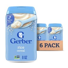 거버 베이비 시리얼 라이스 227g 6개 Gerber Cereal For Baby Rice