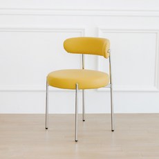 스위티 미드센츄리모던 패브릭 디자인 식탁 카페의자, 머스타드(SW)