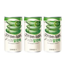 웅진 자연은 알로에 180ml 50캔, 50개