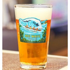 빅웨이브맥주잔 ﻿코나브루잉맥주잔, 1개