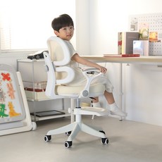 투노 에이루 라이트 초등학생 어린이 아이 아동 키즈 의자, 아이보리