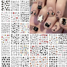 포트렘 네일 스티커 러브캣 30장 세트, 1개, 혼합