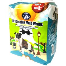 魔法村 Pet Village 狗公專用 拋棄式禮貌帶 L 尺寸 10入, 1個, 【L】10入, L