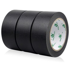 BOMEI 팩 3팩 블랙 페인터 테이프 2 x 30야드 페인팅 마스킹 가정 및 사무실용 깨끗한 릴리스 종이, Green