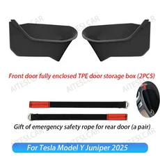 테슬라 모델 Y 주니퍼 2025 도어 사이드 수납함 풀커버 앞뒤 내부 액세서리, Juniper Front Door