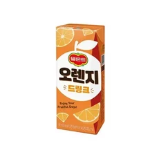 델몬트 드링크 오렌지 190ml 96개