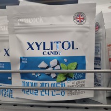피코크 자일리톨캔디 민트향 피코크 수량, 4개, 40g