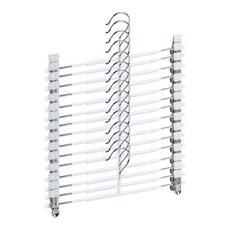 THISFINE 防滑動力夾褲衣架 15P, 白色的