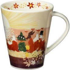 山加商店 Yamakasyoten 무민 Ruonto 라지 머그 500ml Hill 그린 Merchandise Nordic Tableware 일본제조 MM3201-35 455534, 02. Sunset