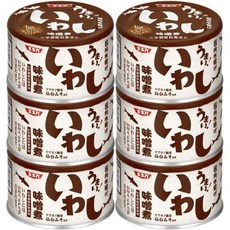 SSK 시미즈 정어리 미소 된장 조림 150g 6캔 489803, Miso Boiled