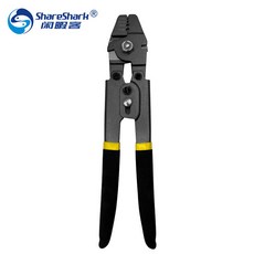Shareshark 8字型鋁套壓接鉗 壓接/剪線二合一工具鉗, 套管鉗, 1個
