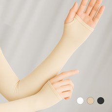 메디플릿 자외선 차단 냉감 심리스 손등 쿨토시, 2개, 스킨