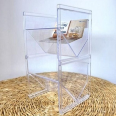 티백 정리함 플라스틱 투명 티타임 투명 티백 정리함 수납함 가정용 커피 사무용 홈카페 싱크대 탁상용