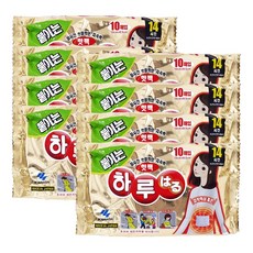 고바야시 붙이는 하루 핫팩 손난로 10매입, 8개