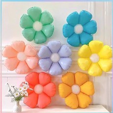 단비가 데이지 꽃 은박풍선 촬영소품, 핑크