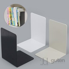 더휴즈 북엔드 L형 책꽂이 플라스틱 1P l형북앤드대형, 화이트