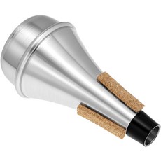 QWORK 트럼펫 음소거 재즈 클래식 스트레이트 음소거를 위한 알루미늄 경량 연습