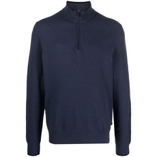 마이클코어스 하프 지퍼 텍스처 스웨터