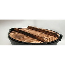 木蓋 (適用於吊鍋中鍋 或石頭火鍋26號或29號鍋子), 1個, 20.6cm單把手木蓋