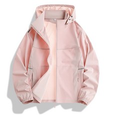 2026 冰絲皮膚衣女款，戶外運動涼感防曬外套，錦綸材質, 女/童話粉