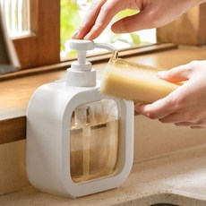 JT 주방세제 펌프공병 투명펌프, 300ml