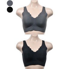 레비바 노와이어 심리스 스포츠 브라 베이직