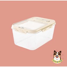 寵物飼料桶 儲糧桶 密封防潮大容量貓糧狗糧儲存罐, 1個, 5KG, 5KG