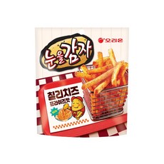 오리온 눈을감자 칠리치즈 프라이즈 스낵, 56g, 10개