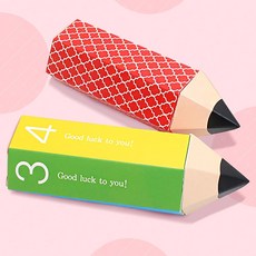 만들기대장 연필 포장상자 봉투 간식 연필 포장 선물 dew+72794hM, 숫자연필, 본상품선택, 본상품선택