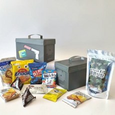 수능 응원 합격 선물 세트/탄피통 돌격 시험 간식 수능선물 수능응원 수능선물세트, 탄피통박스DIY(간식x)