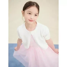 BEANPOLE KIDS 여아 볼레로형 카디건 아이보리 BI545AG020 1030067