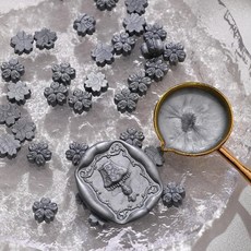 개가방 꽃 모양 씰링 왁스 비즈 카드 봉투 결혼식 초대장 선물 포장 장식에 적합, 1개, 20. A20