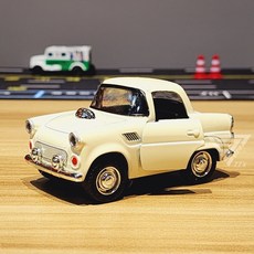 聲光可開門Q版復古合金車 - 警車 金龜車 雙層巴士 復古老爺車 mini cooper模型車 小車, 雪老-白(聲光雙開門, 1個